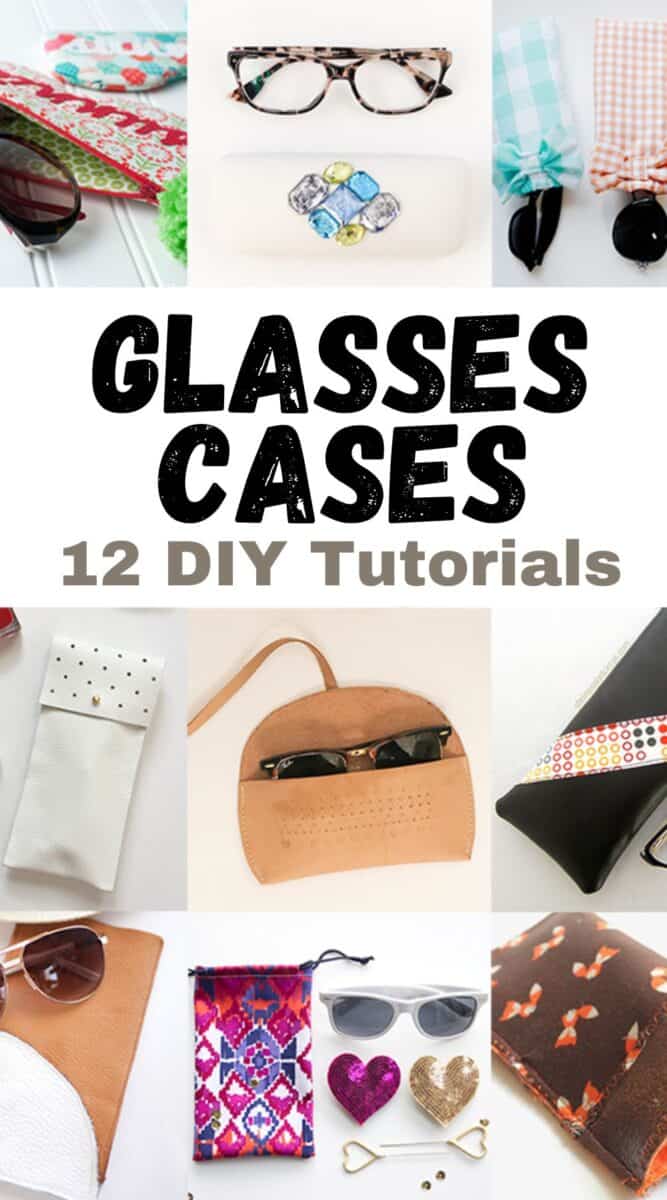 Easy tutorials to make DIY Sunglasses Case