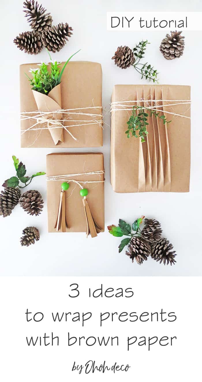 Waste Free Kraft Paper Gift Wrapping - Native + Sol