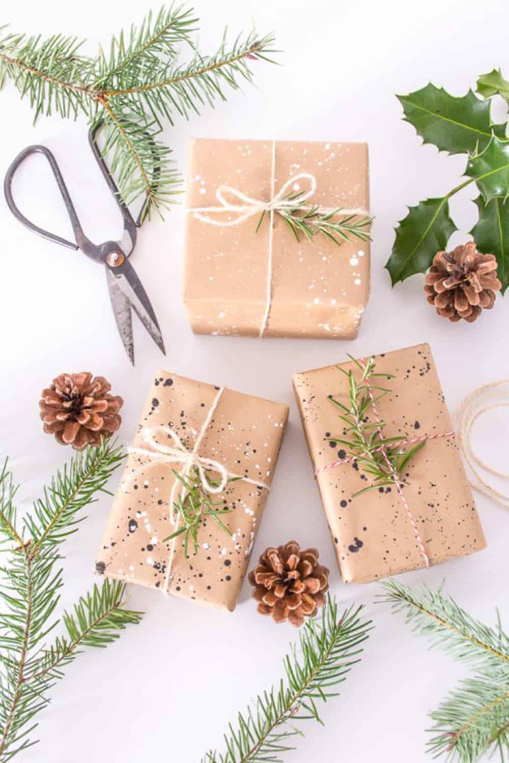 10+ DIY to wrap gifts with craft paper