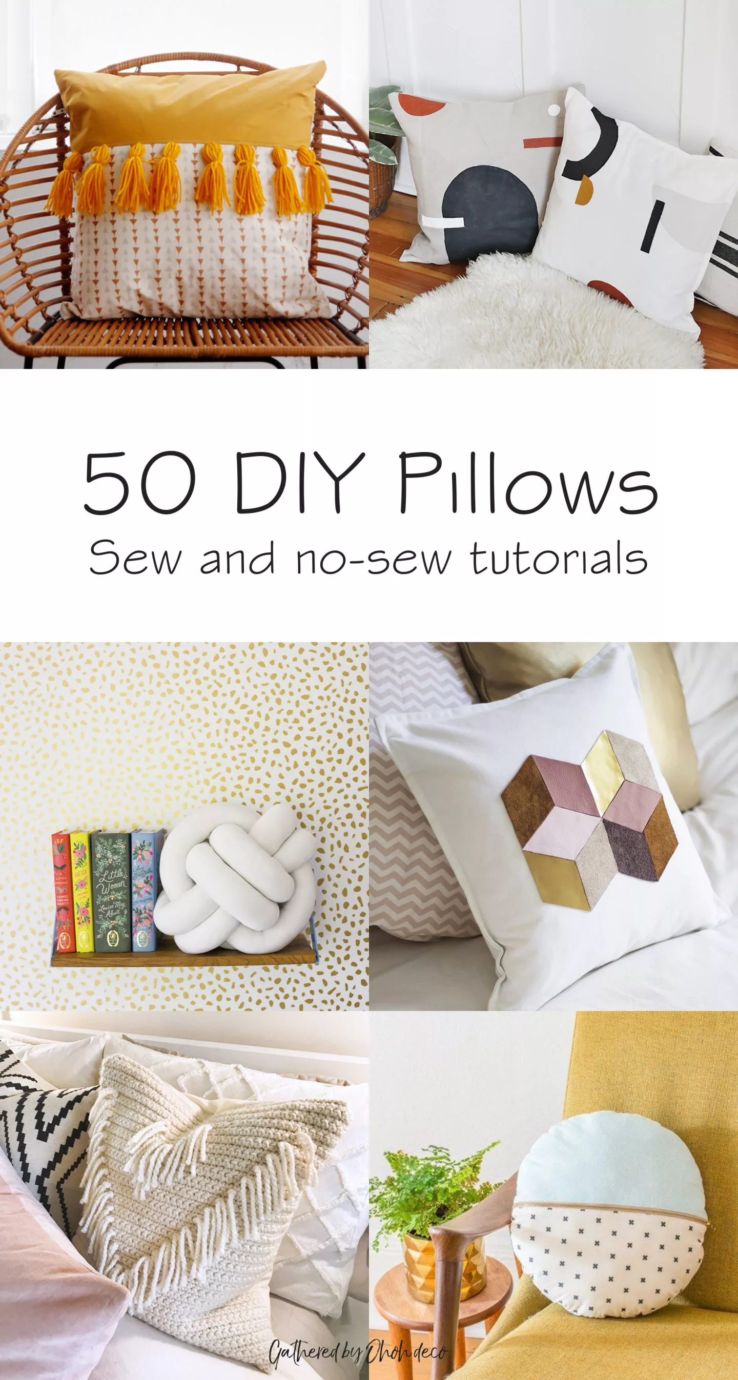 MAKE A CUTE HOUSE SHAPED PILLOW WITH NO SEWING