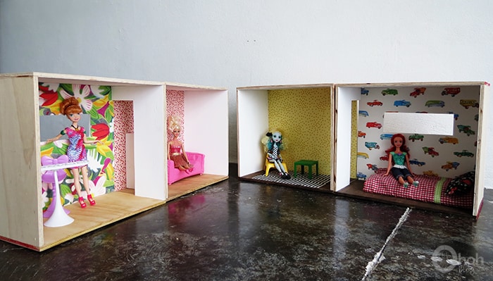 DIY barbie doll house