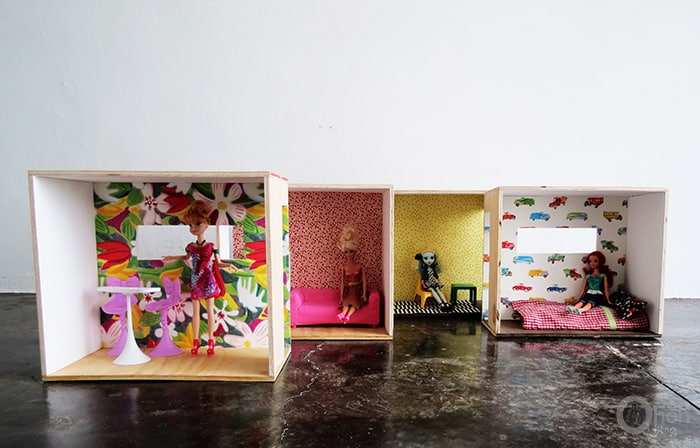 DIY barbie doll house