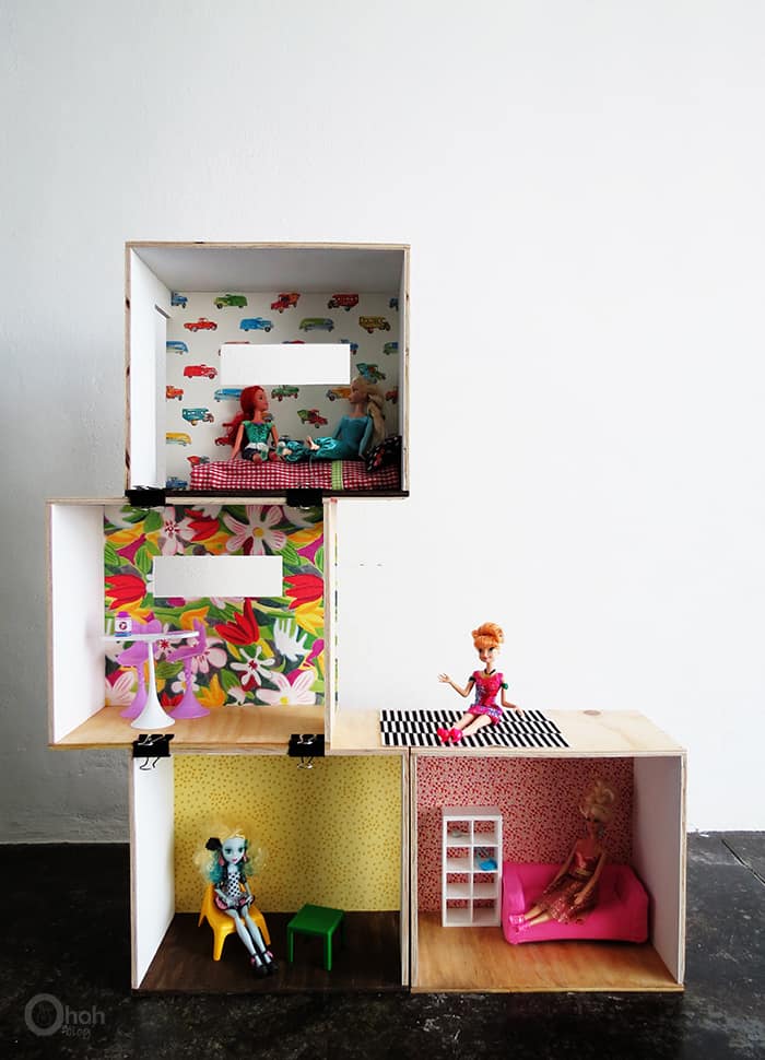 homemade barbie doll house