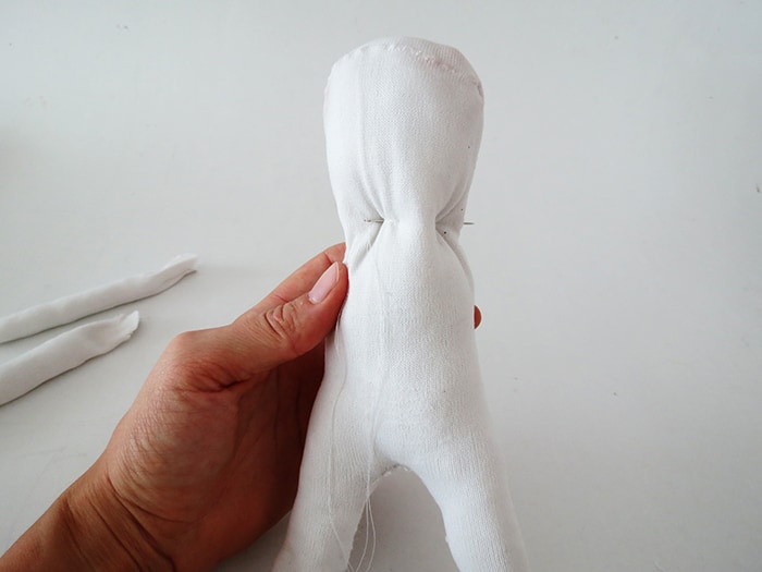 How to make a sock doll making the head