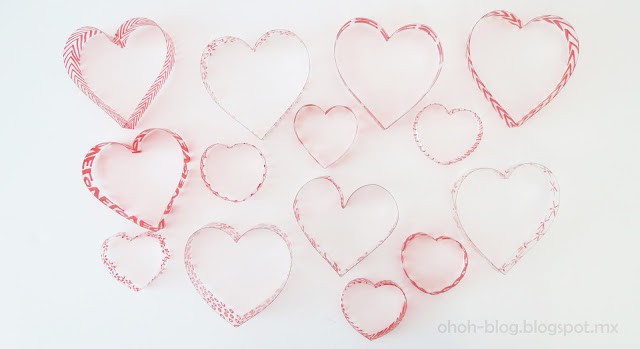 plastic bottle hearts