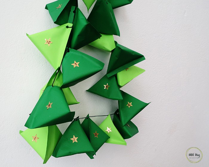 diy paper christmas advent calendar