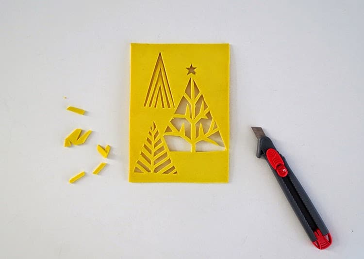 How to make Stamped Christmas greeting Cards