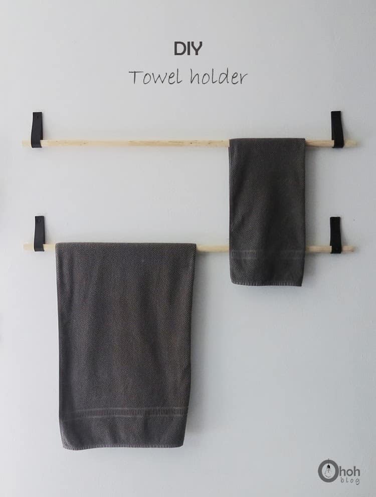 Diy deals towel rack