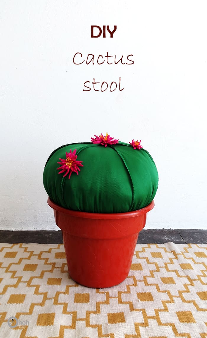 diy cactus stool