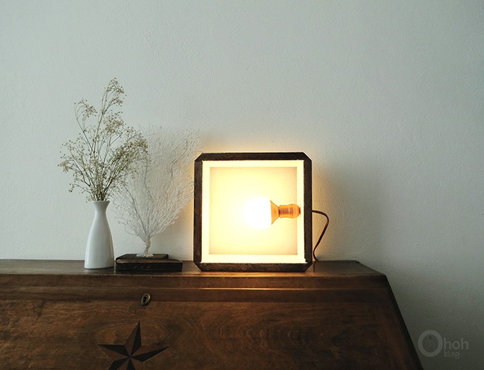 diy cube lamp