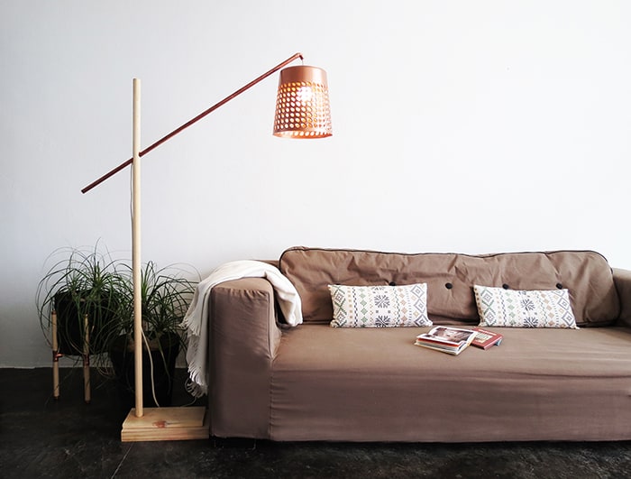 diy floor lamps