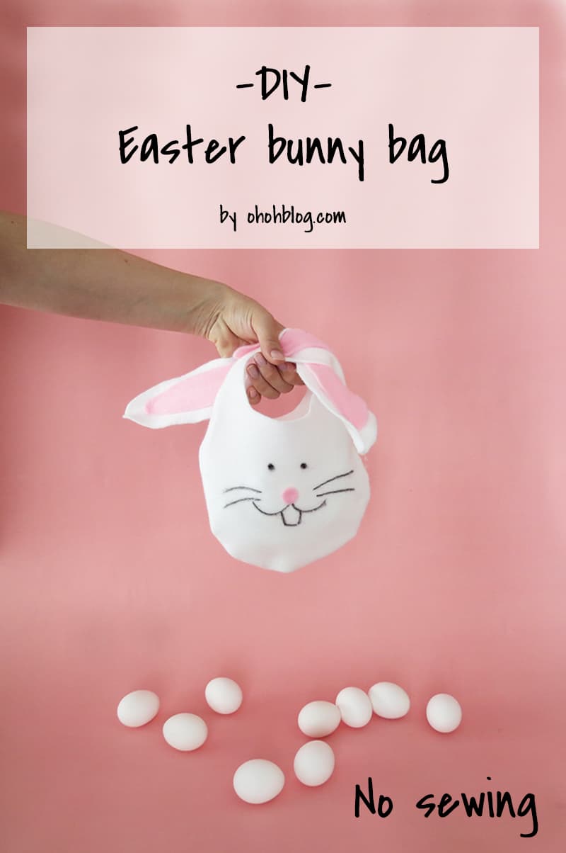 diy no-sew bunny bag