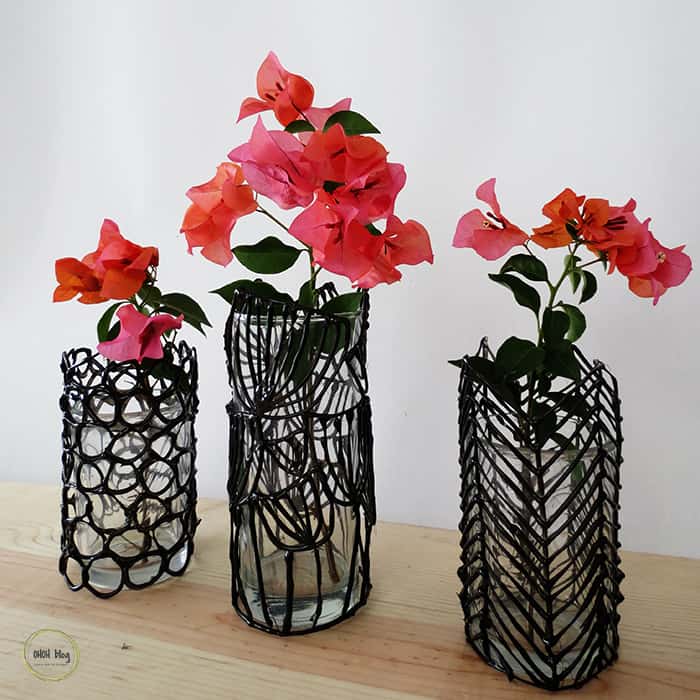 how to decorate flower vase