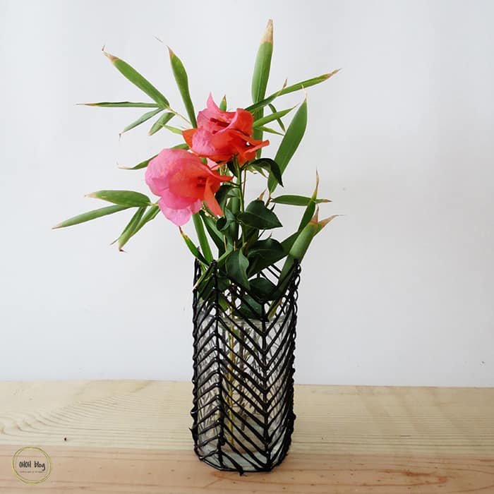 diy modern flower vase