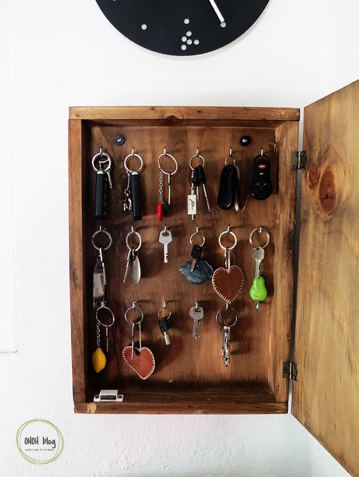 diy key box inside