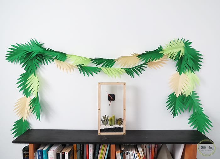 paper leaf garland