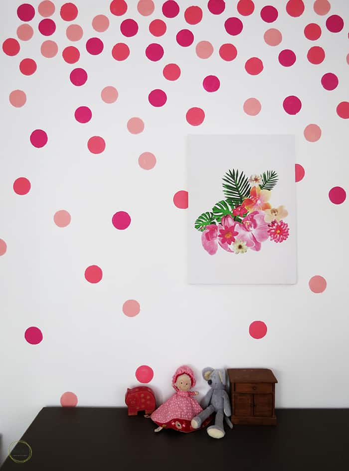 polka dot wall