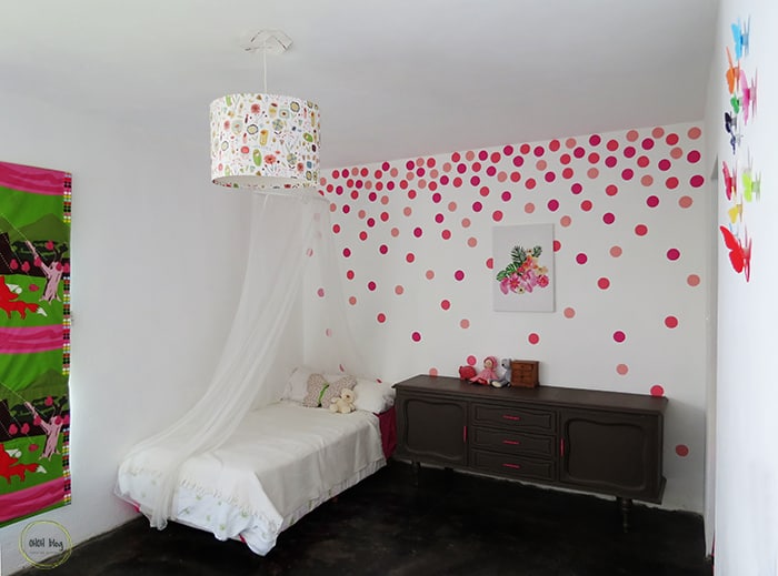 polka dot wall