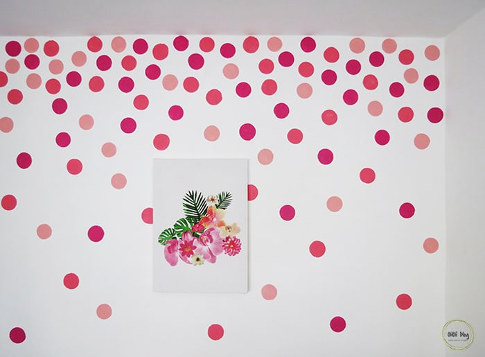 polka dot wall