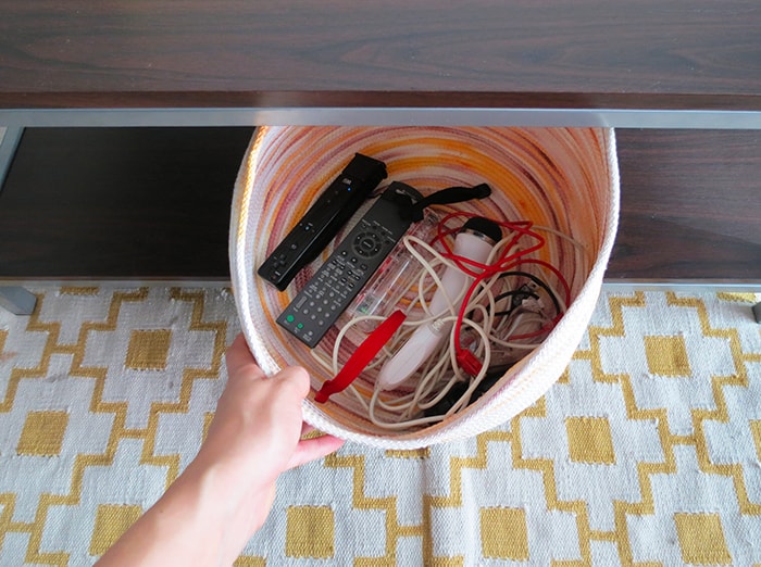 storage rope basket