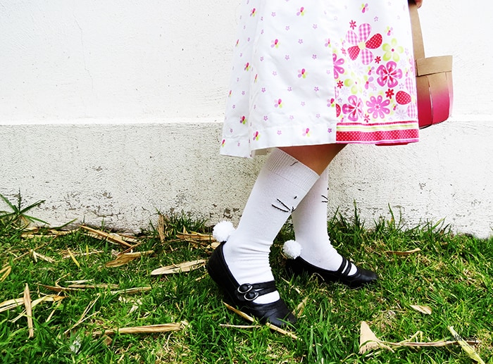 make bunny socks for kids