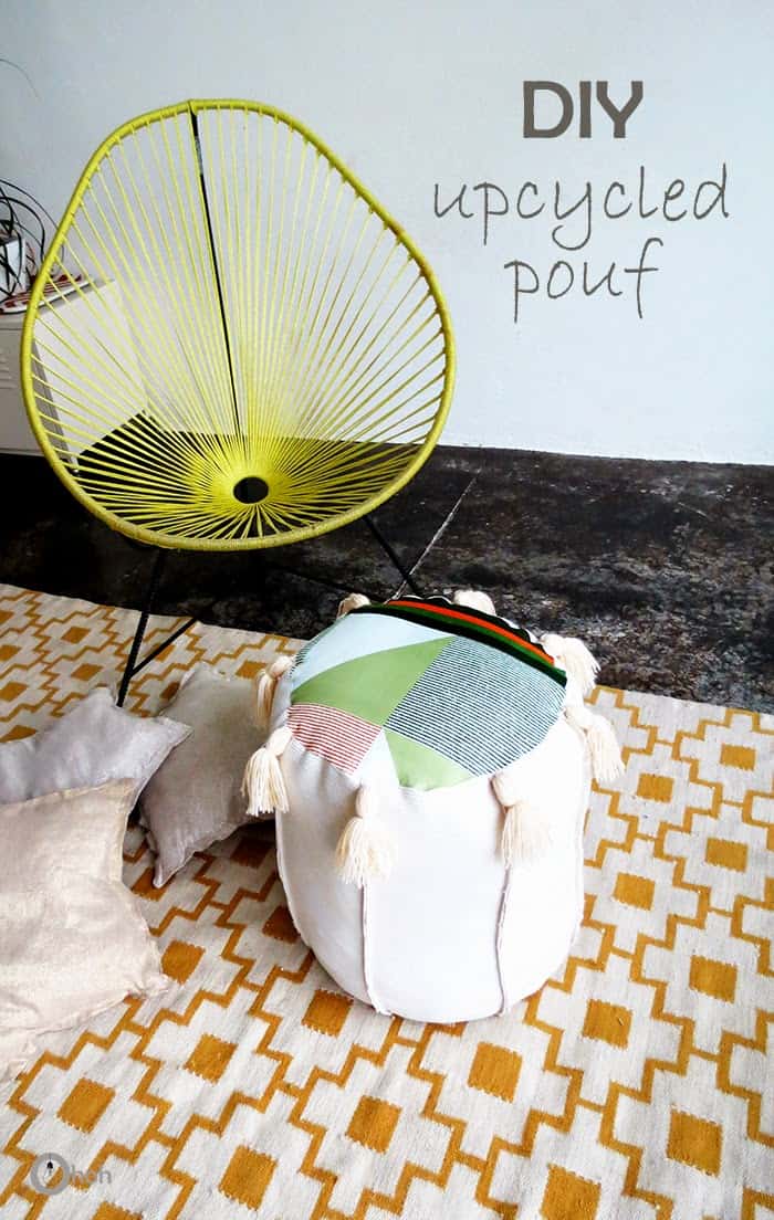 DIY FLOOR POUFS AND FLOOR PILLOWS