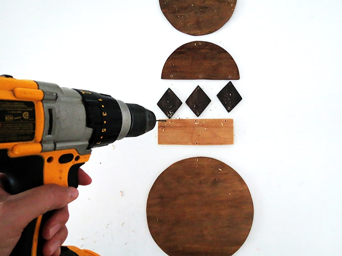 drill to make wall art