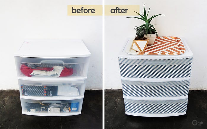 How to upgrade plastic drawers
