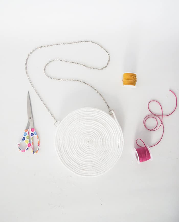 DIY rope purse