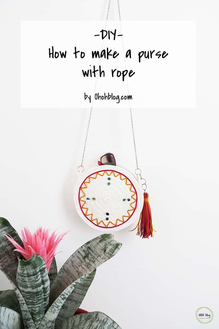 DIY rope purse