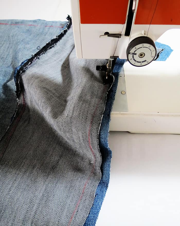 DIY rug with old denims - Ohoh deco