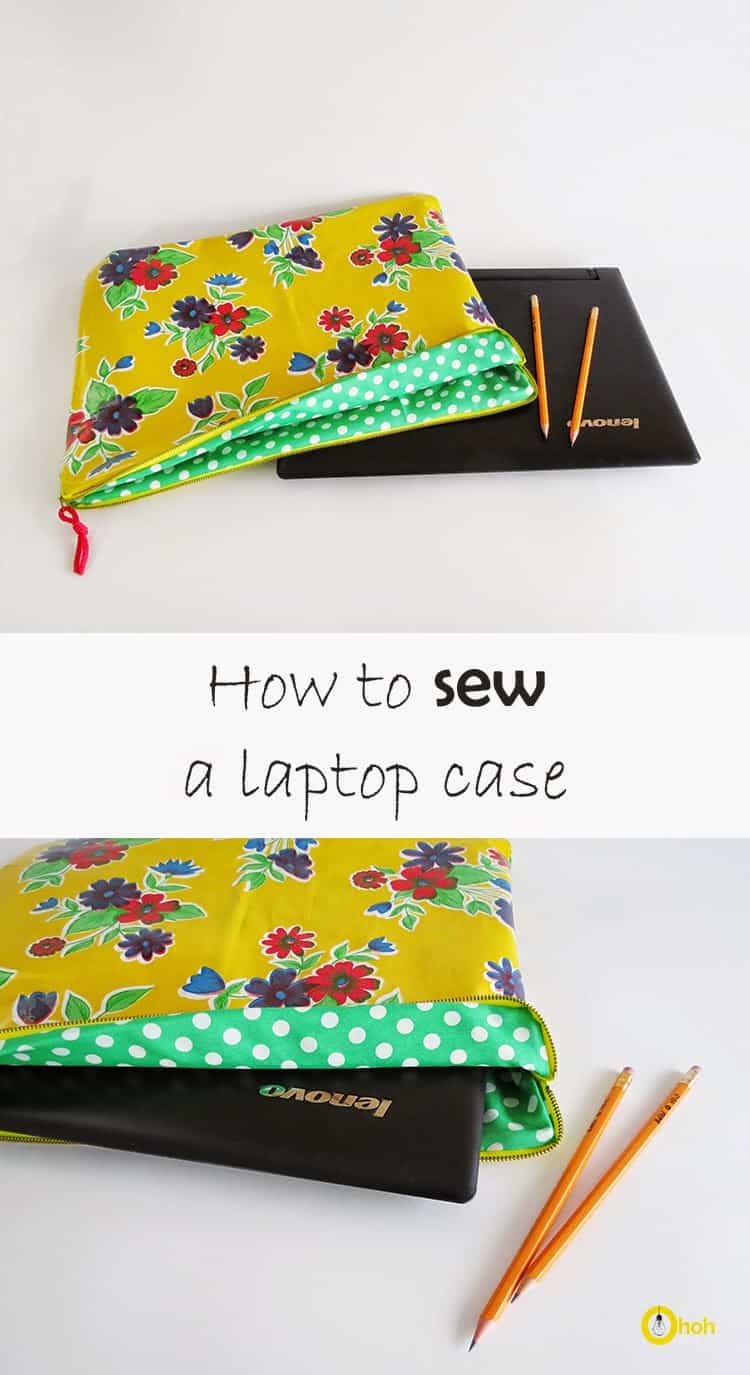 How to sew a laptop case