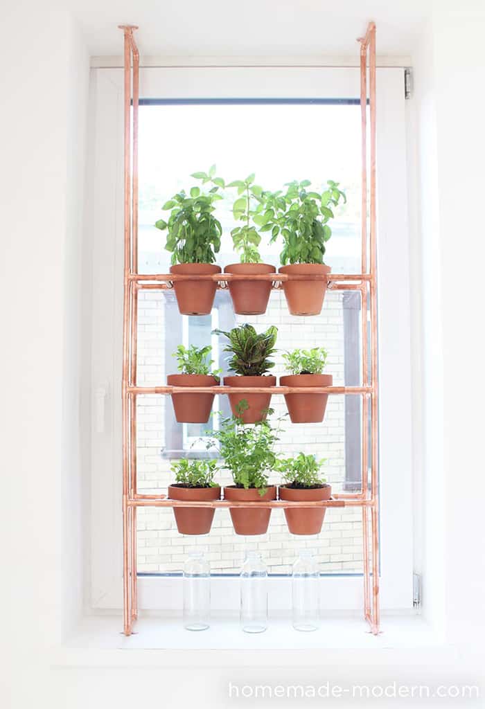 21 Diy Indoor Herbs Garden Ideas Ohoh, Wall Mounted Herb Garden Indoor With Light
