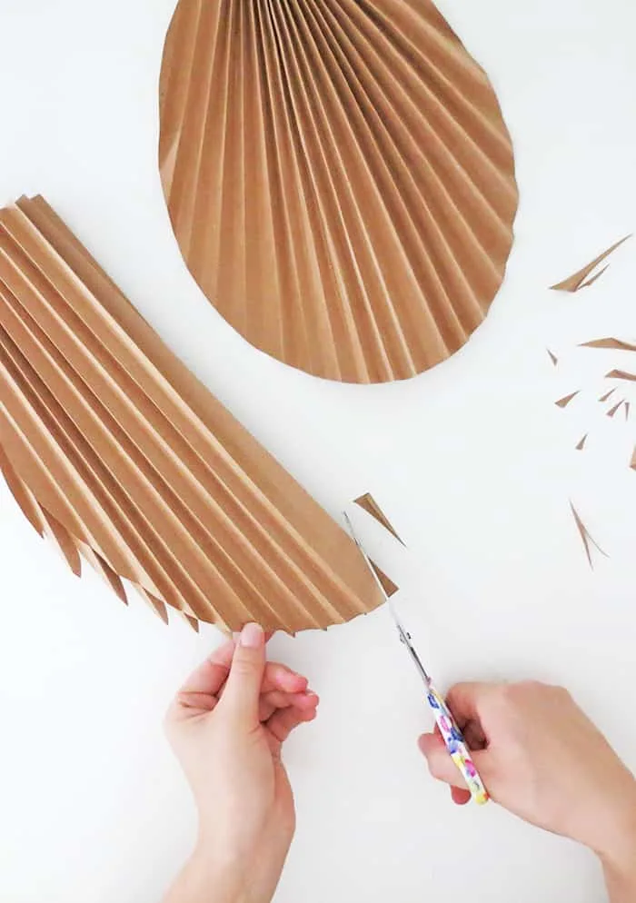 DIY How to make Paper Dried Leaf (Leaves, paper flowers, crafts