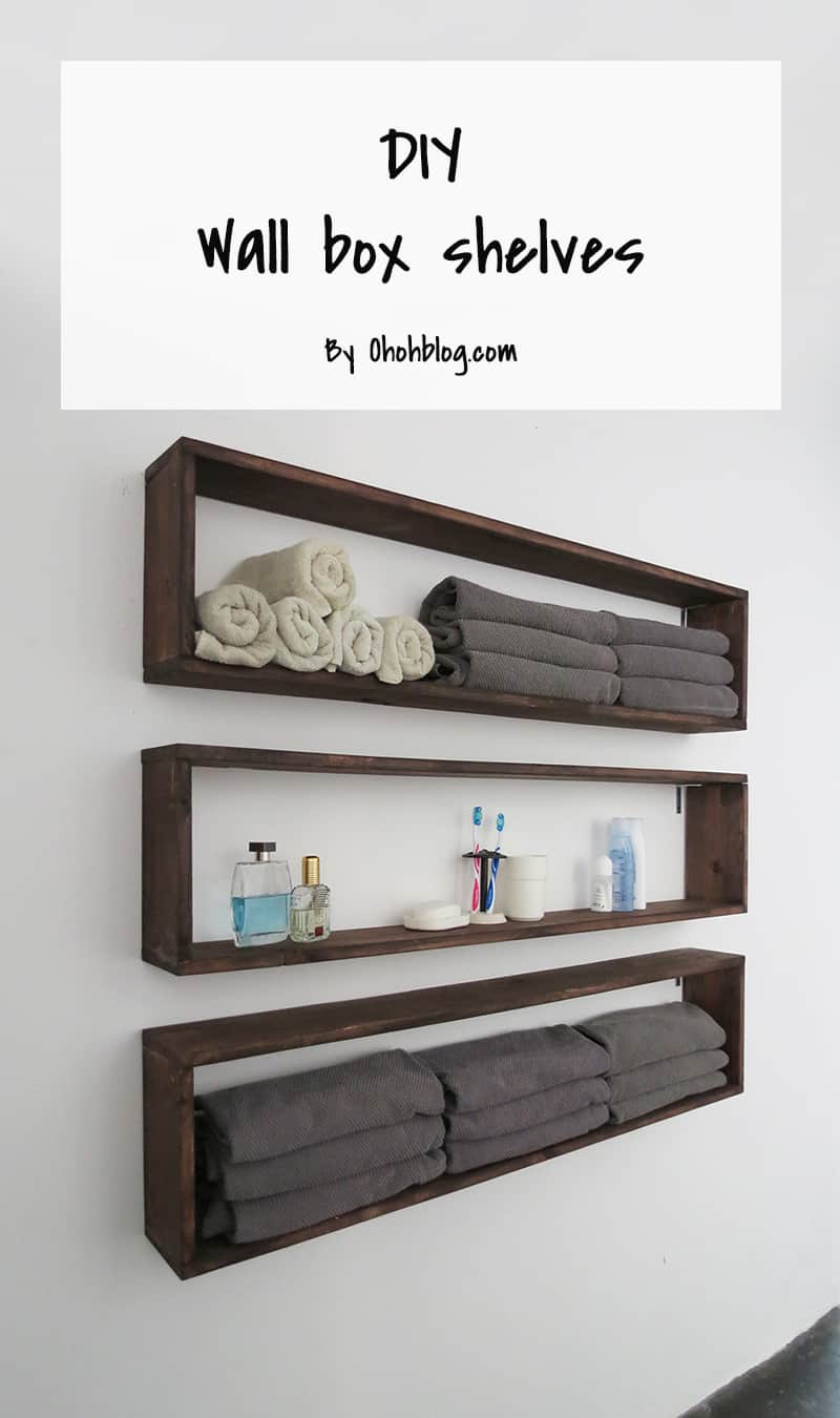 How to build wall shelves
