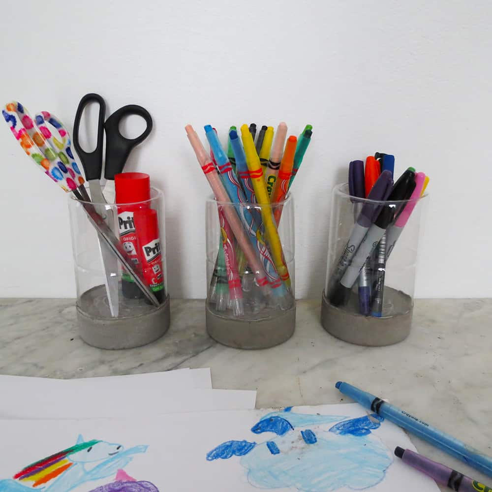 DIY Recycled Pencil Holder