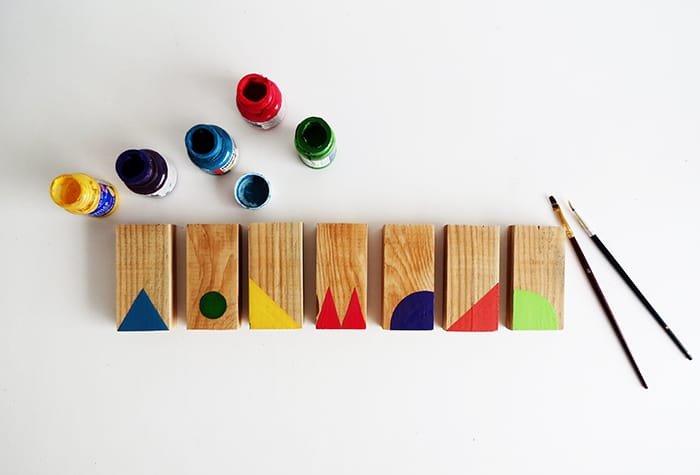 paint diy dominoes