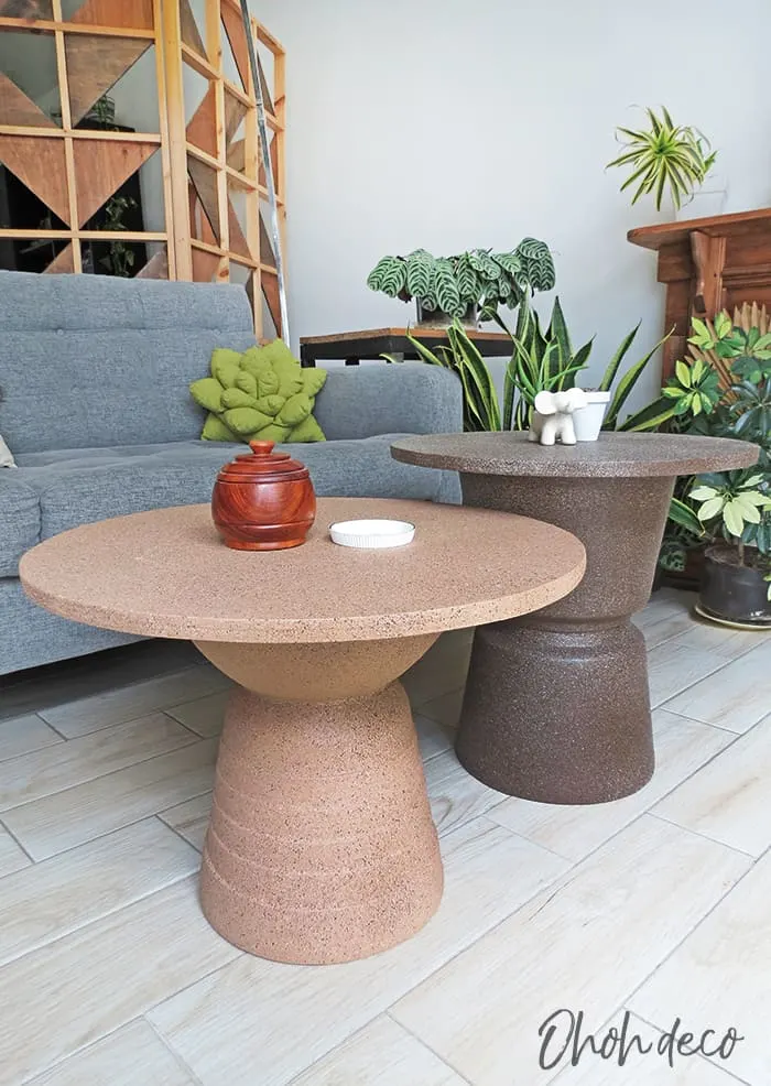 DIY Round Coffee Table