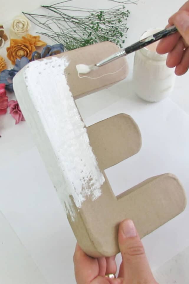 How to make Flower Letter with Sola Wood Flowers