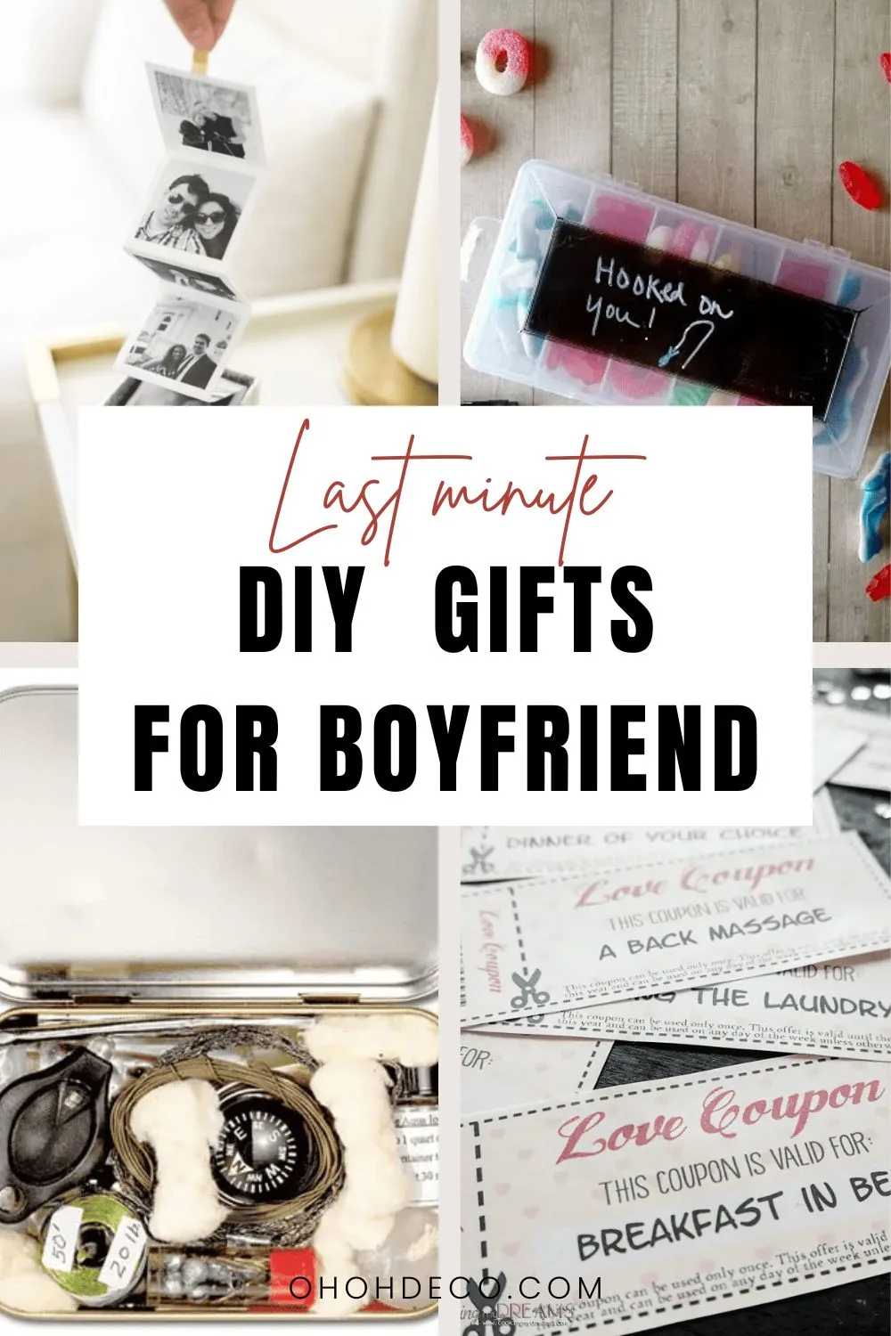Unique DIY Gifts for Men with Step-by-Step Tutorials