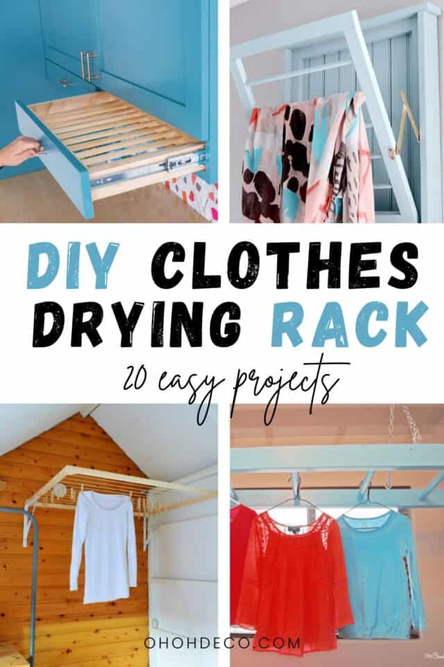 Easy DIY Clothes Drying Rack You Never Knew Existed