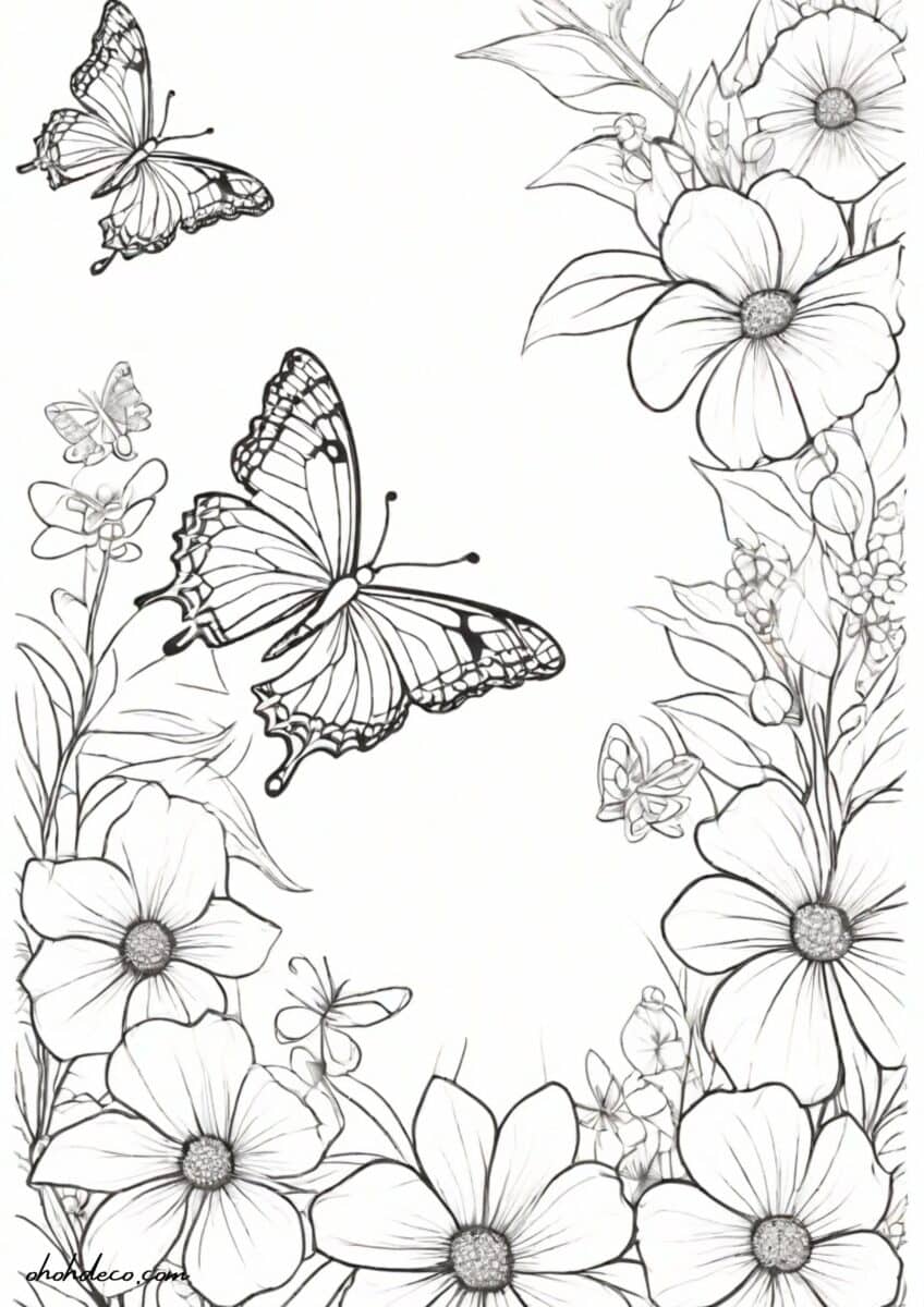 Explore the Beauty of Spring with These 32 Free Coloring Pages