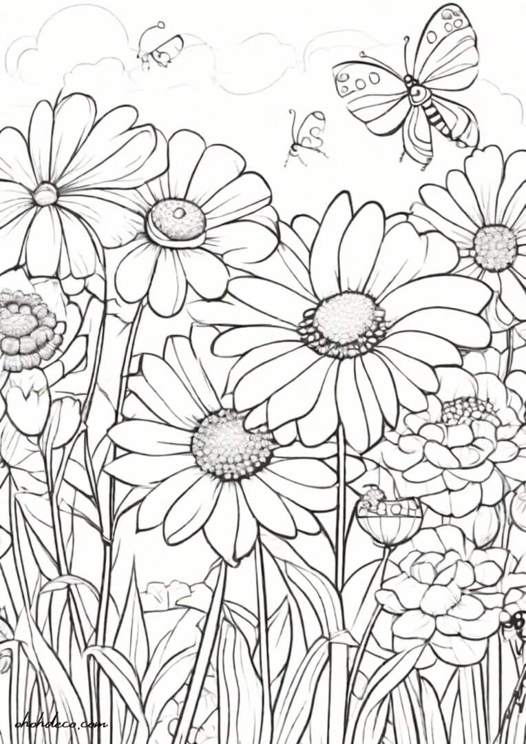 Explore the Beauty of Spring with These 32 Free Coloring Pages