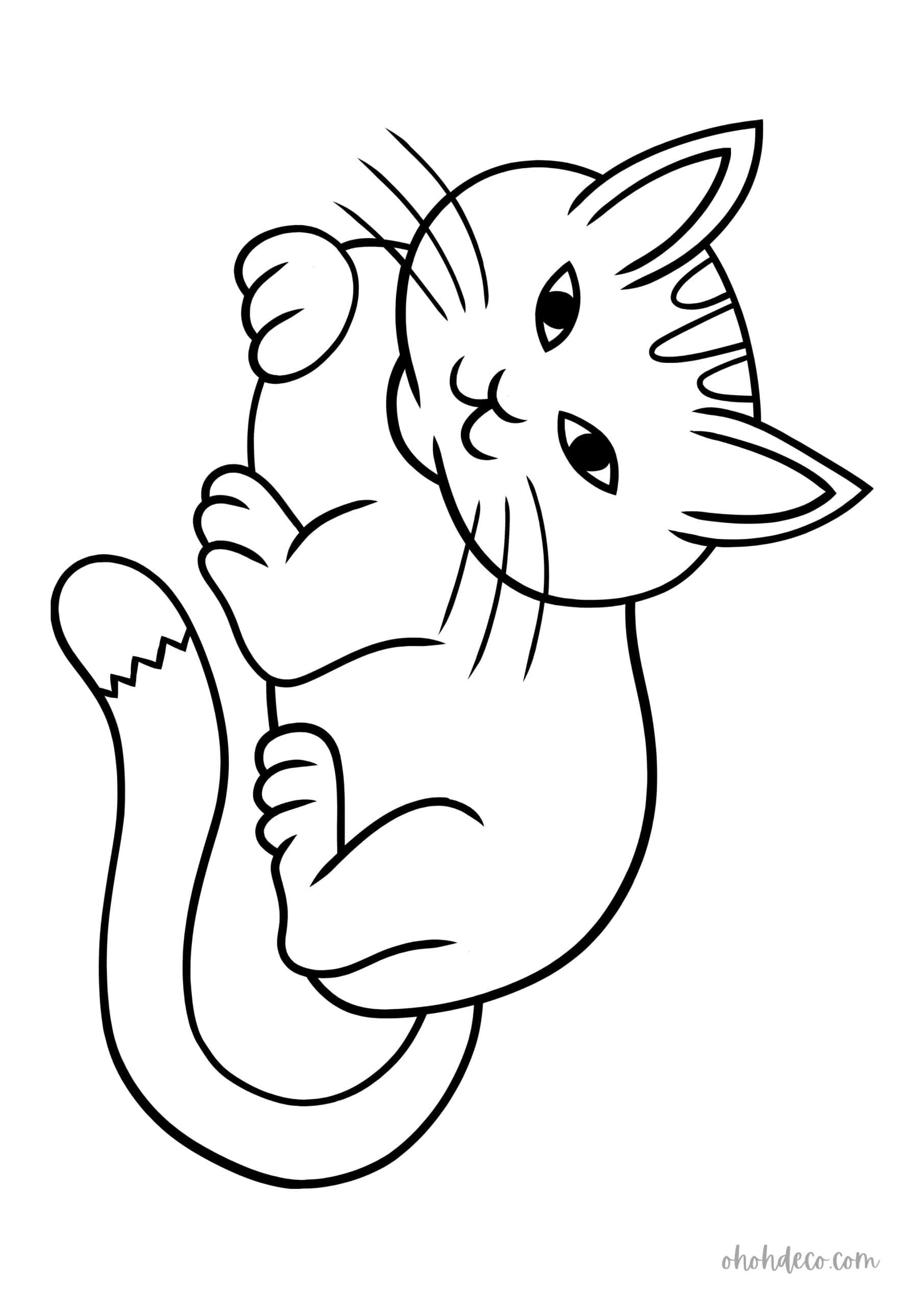 cat-coloring-page-13 - Ohoh deco