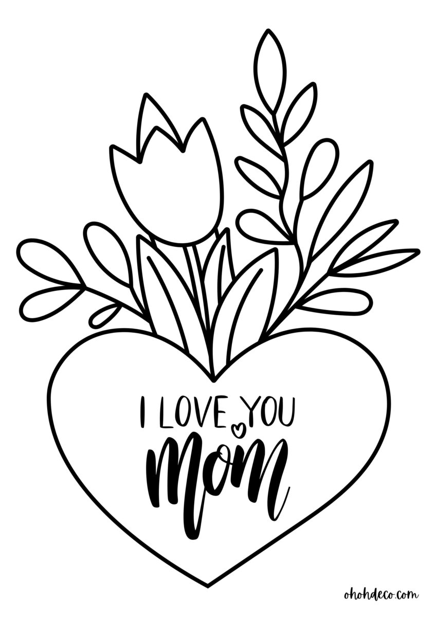 Top 30 Free Mother's Day Coloring Pages to Make Her Day Extra Special