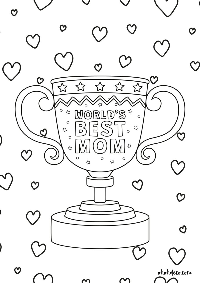 Top 30 Free Mother's Day Coloring Pages to Make Her Day Extra Special