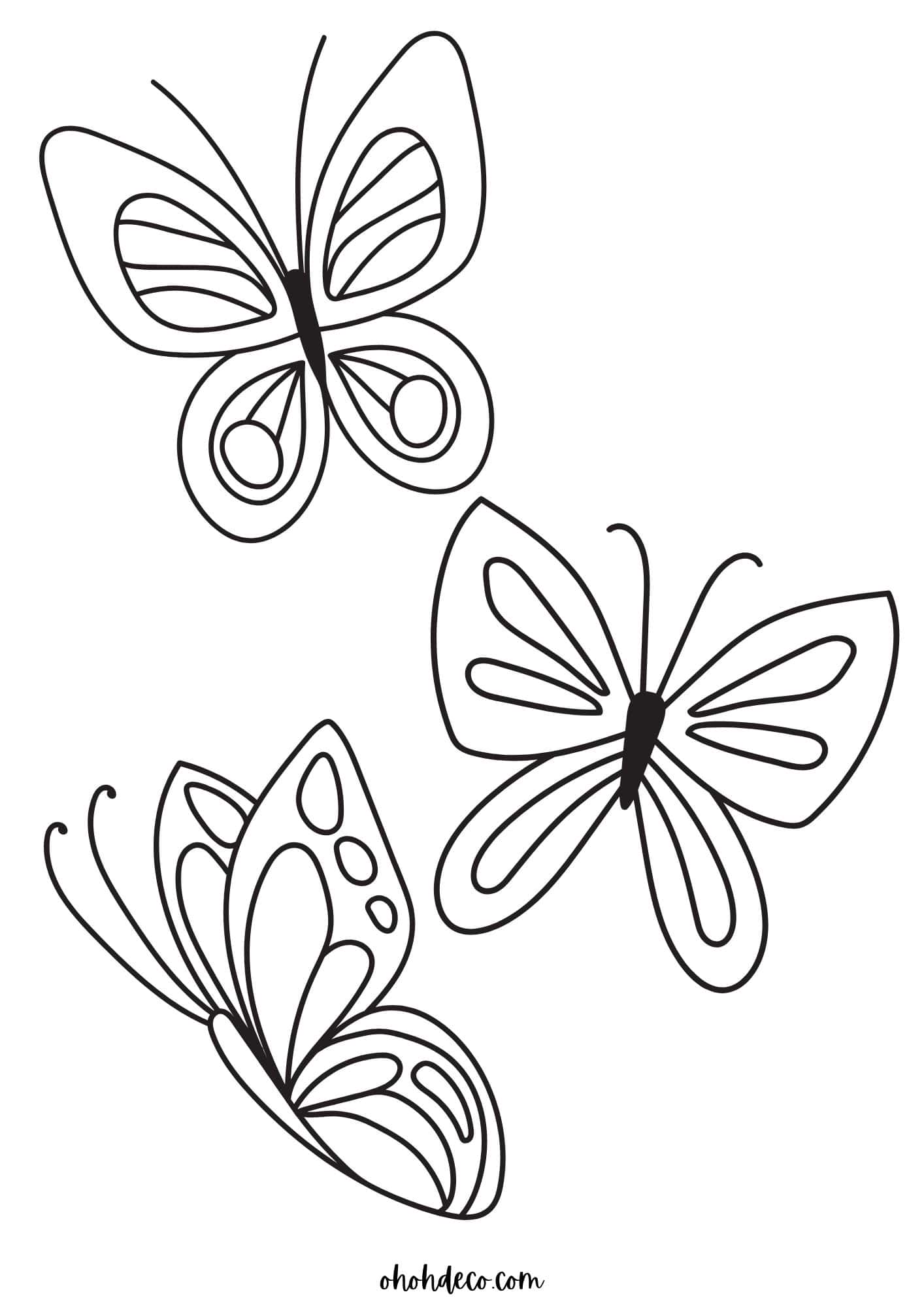 Butterfly to color