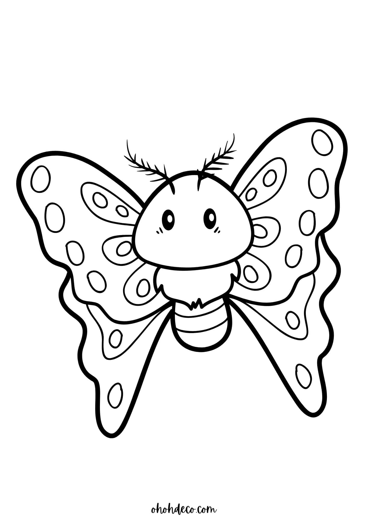 Mouth coloring page