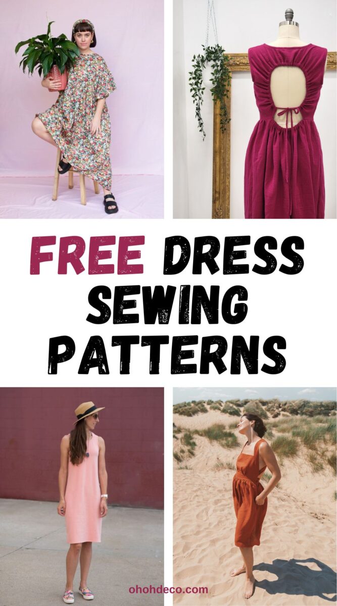 Easy Dress Sewing Patterns for Beginners (Free)