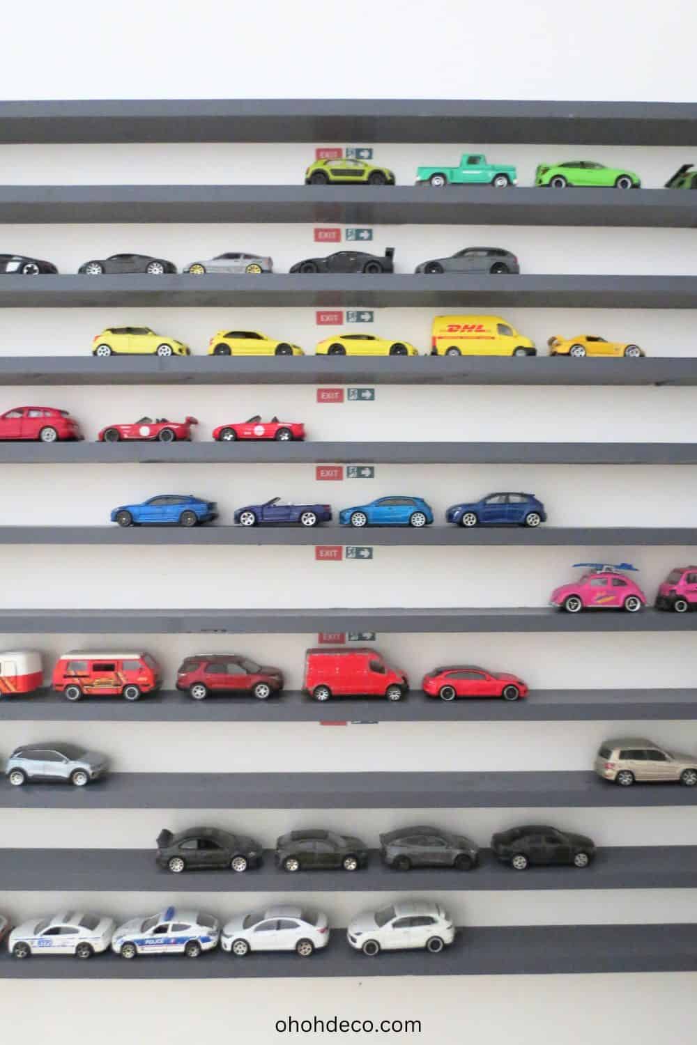 Easy to Make Toy Car Display Rack